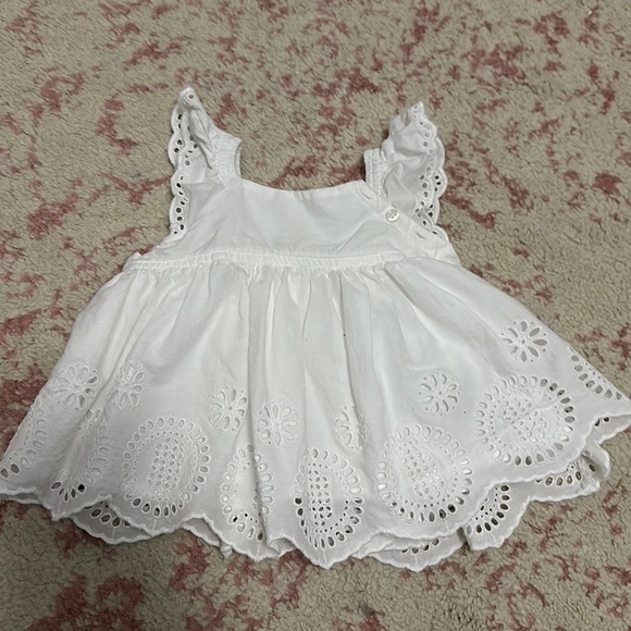 Baby gap formal baby girl white dress size 3-6 months - Picture 1 of 2
